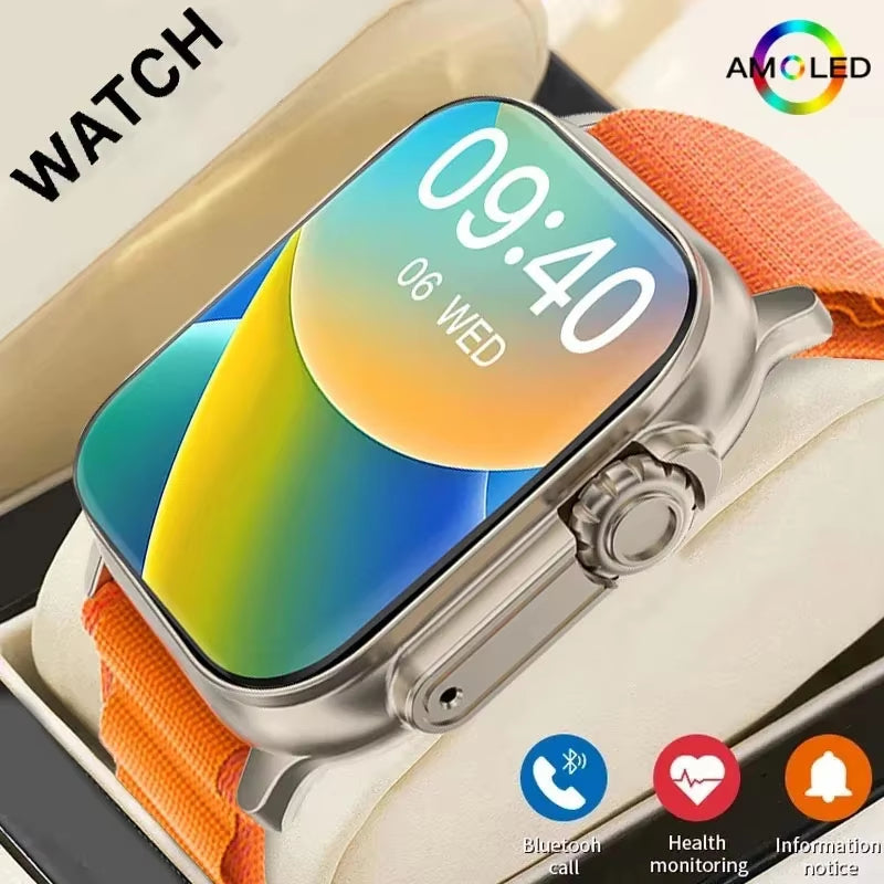All-in-One Smart Watch with Bluetooth Calling, Message Alerts, Heart Rate Monitoring & Sports Features for Android & iOS - Perfect for Men & Women